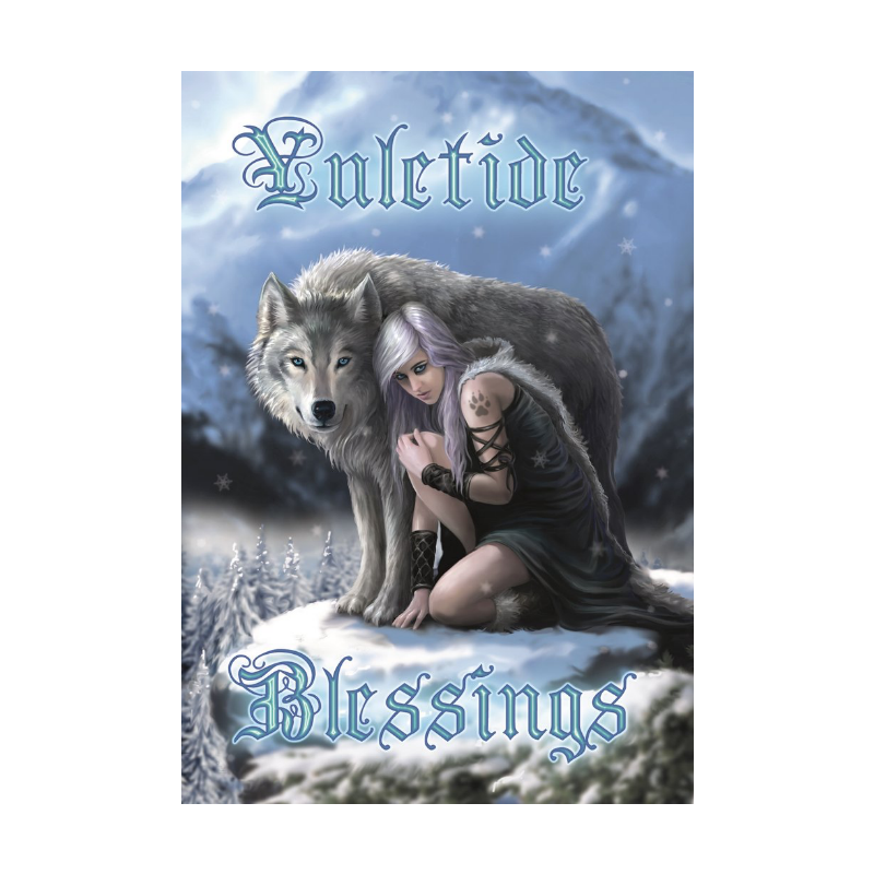 Winter Protector Card by Anne Stokes