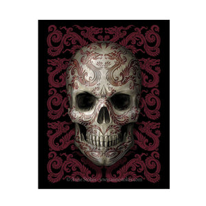 Oriental Skull - 3D Lenticular Print by Anne Stokes