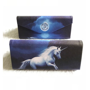 Moonlight Unicorn Glasses Case by Anne Stokes