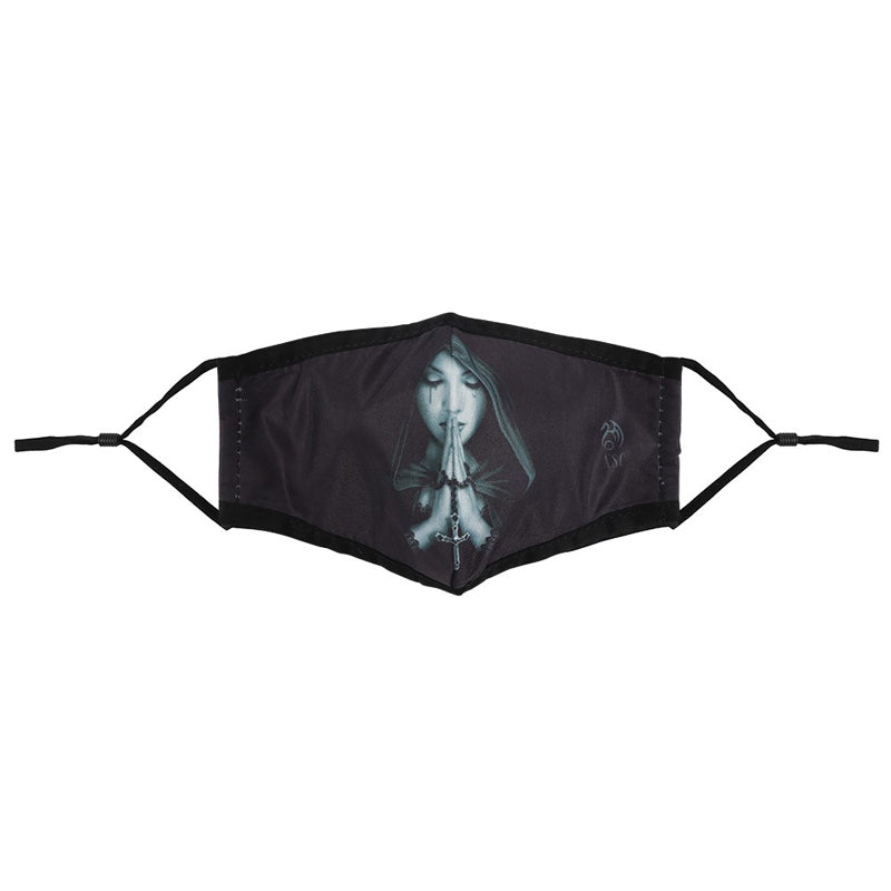 Gothic Prayer Anne Stokes Face Mask