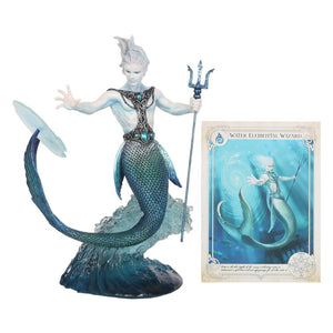 Water Elemental Wizard Figurine by Anne Stokes