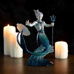 Water Elemental Wizard Figurine by Anne Stokes