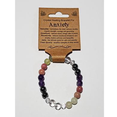 Crystal Healing Bracelet for ANXIETY