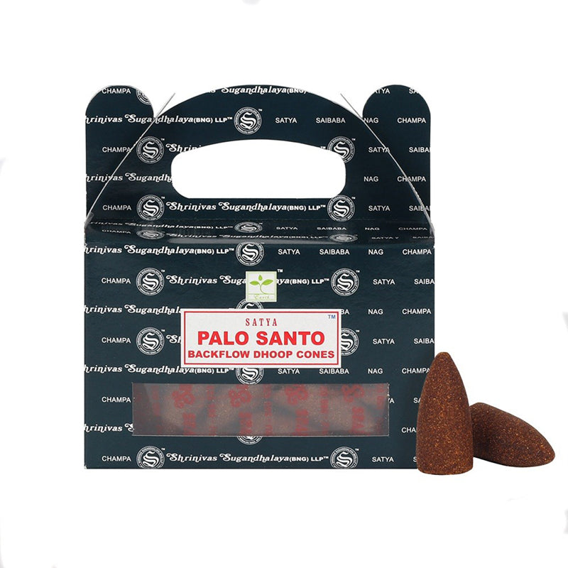 Satya Palo Santo Backflow Dhoop Cones