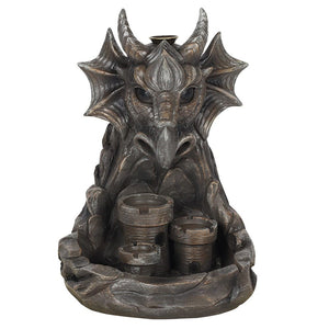 Grey Dragon Cliff Backflow Incense Burner