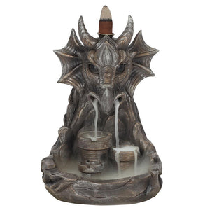 Grey Dragon Cliff Backflow Incense Burner