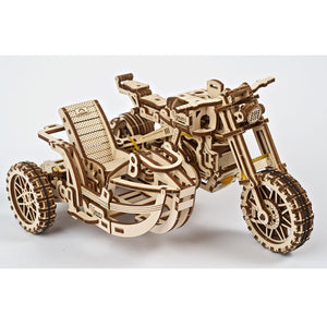 Ugears Scrambler UGR-10 with sidecar