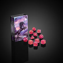 Black Unicorn Anne Stokes Dice Set by Critit UK