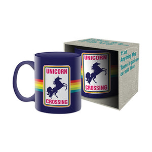 Unicorn Crossing Ceramic Mug