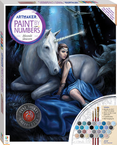 Art Maker Paint by Numbers Canvas Blue Moon by Anne Stokes