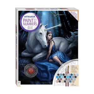 Art Maker Paint by Numbers Canvas Blue Moon by Anne Stokes