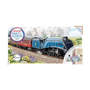 Art Maker Paint by Number Canvas Steam Train