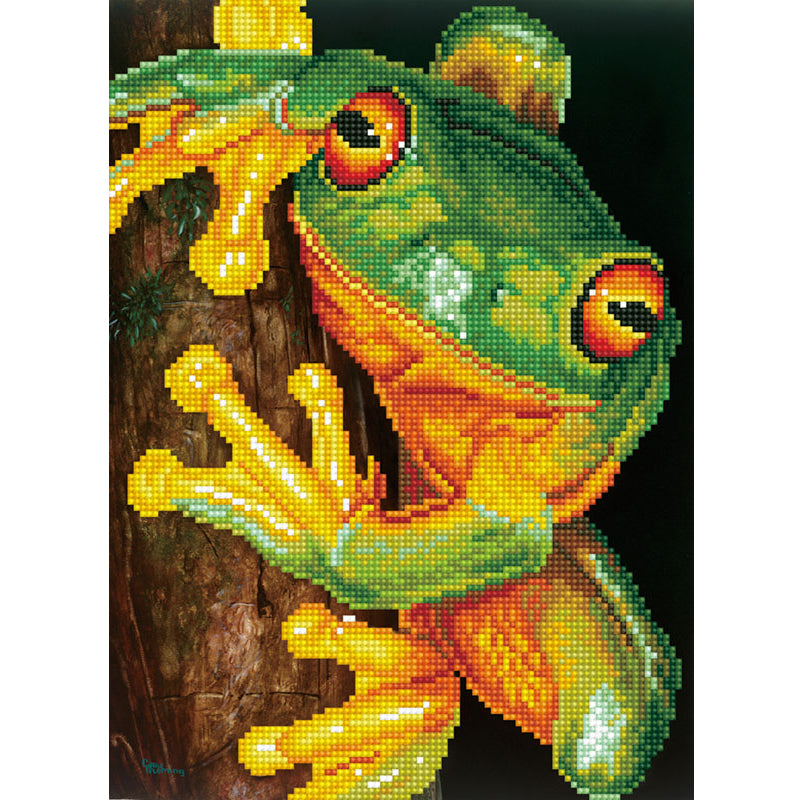 DIAMOND DOTZ - Green Tree Frog
