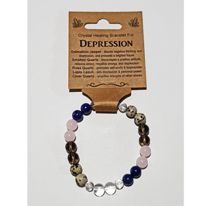 Crystal Healing Bracelet for DEPRESSION
