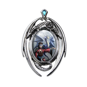 Look To The East Cameo Pendant by Anne Stokes