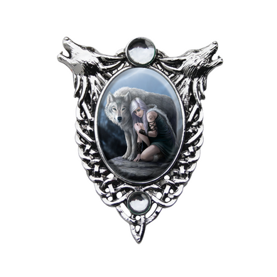 Protector Cameo Pendant by Anne Stokes