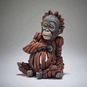 Edge Baby Orangutan Small Sculpture