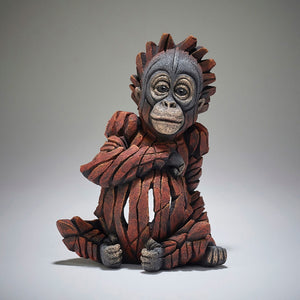 Edge Baby Orangutan Small Sculpture