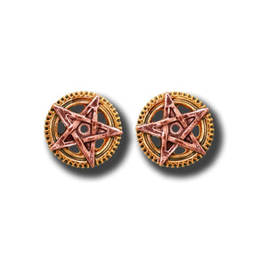 Penta Meridia Earrings by Anne Stokes