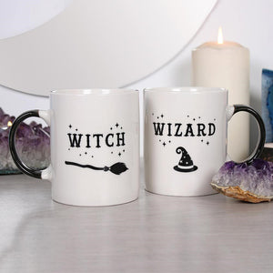 Witch & Wizard Mug Set