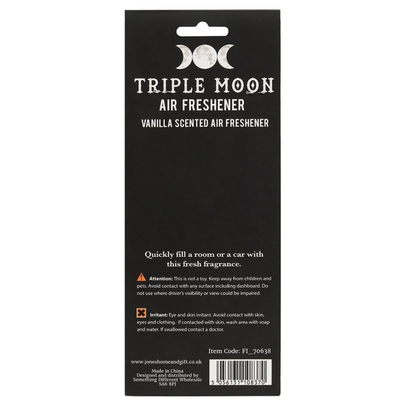 Triple Moon Vanilla Scented Air Freshener