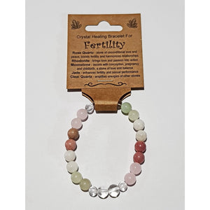 Crystal Healing Bracelet for FERTILITY