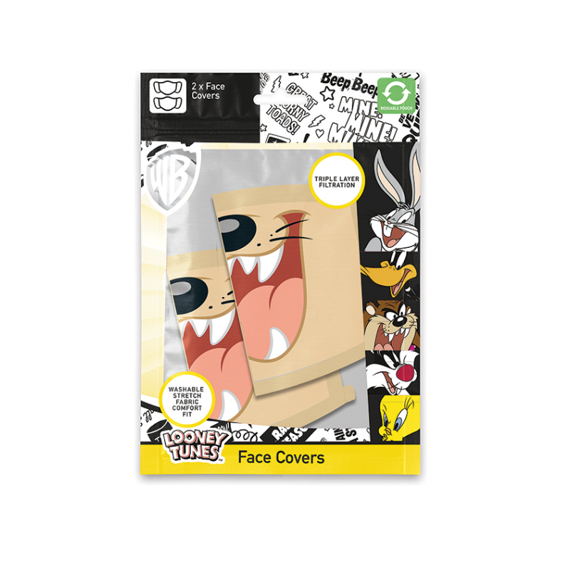 Looney Tunes - Taz Mask 2pack