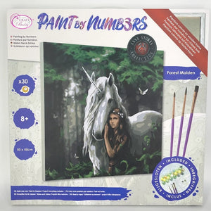 Forest Maiden Paint By Numbers Kit by Anne Stokes