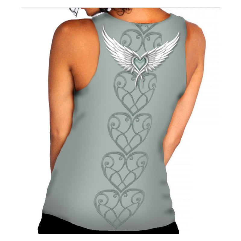 Spirit Guide Vest Top by Anne Stokes