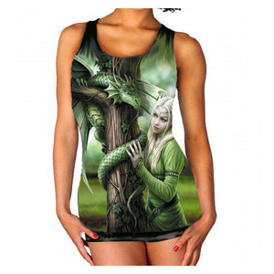 Kindred Spirits Vest Top by Anne Stokes