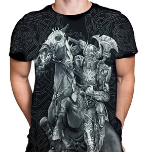 AQUILA - VIKING RIDER - Mens T-Shirt