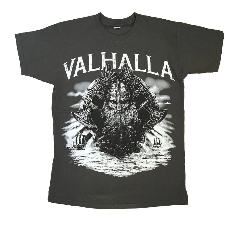 VIKING THUNDER - Mens Dark Grey T-Shirt