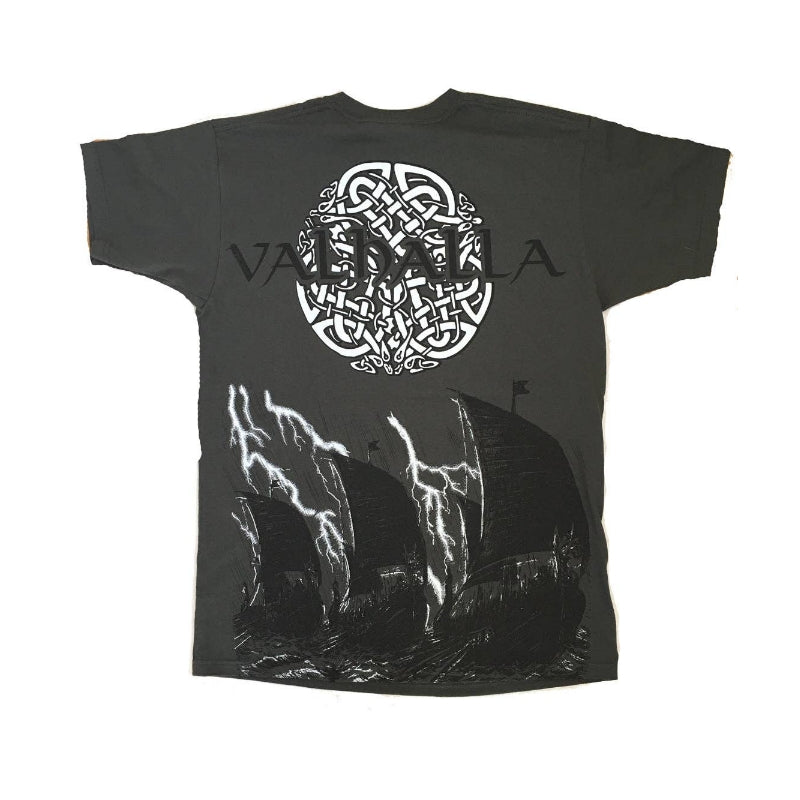 VIKING THUNDER - Mens Dark Grey T-Shirt