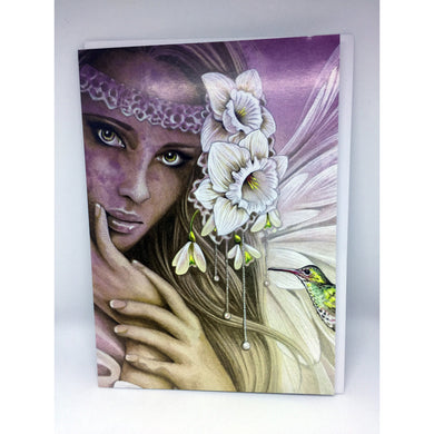 Angel Eyes Card by Jessica Galbreth