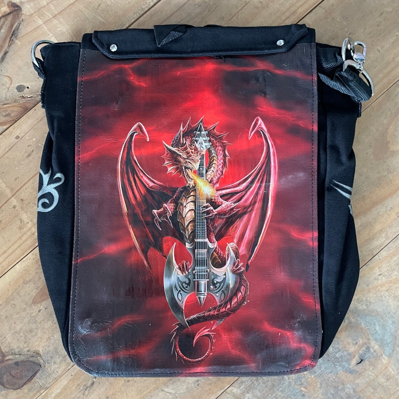 Power Chord Backpack by Anne Stokes Fantasy Art Trading