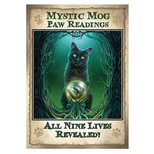 Mystic Mog (Green) Poster by Lisa Parker