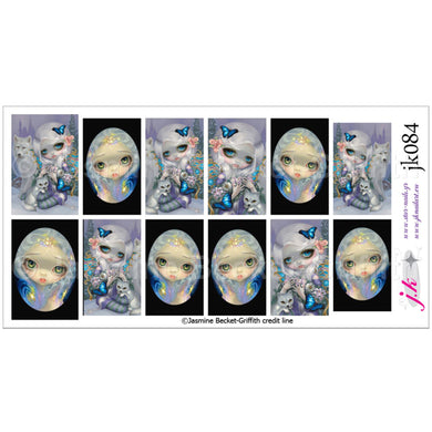 COMBINATION OF STARDUST ANGEL & WINTER BY JASMINE BECKET GRIFFITH Nail Decals