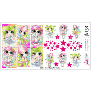 JK 138 SHERRI BALDY MY-BESTIES Nail Decals