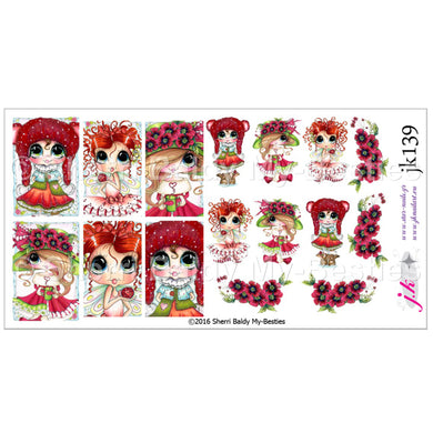 JK 139 SHERRI BALDY MY-BESTIES Nail Decals