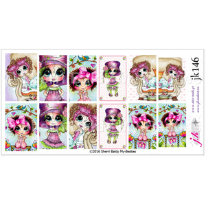 JK 146 SHERRI BALDY MY-BESTIES Nail Decals