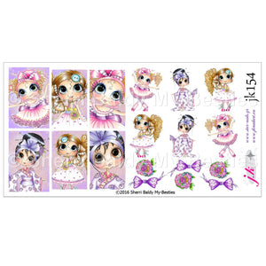 JK 154 SHERRI BALDY MY-BESTIES Nail Decals