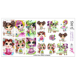 JK 165 SHERRI BALDY MY-BESTIES Nail Decals