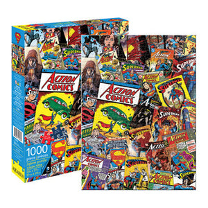 DC Comics Superman Retro Collage 1000pc Puzzle