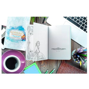 Colouring Journal - Mermaid Inspirational by Selina Fenech