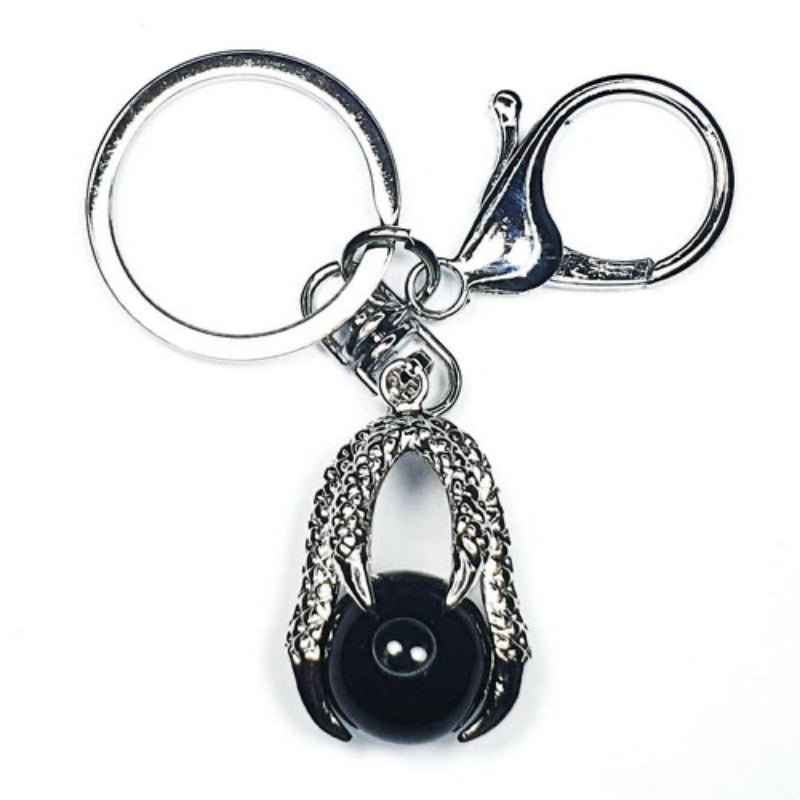 Obsidian Dragon's Claw Keyring