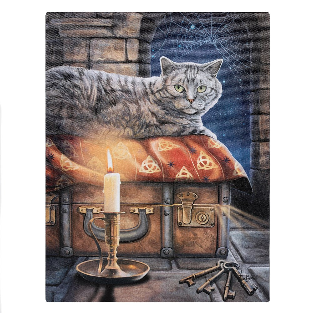 The Keeper of Secrets Small Canvas by Lisa Parker