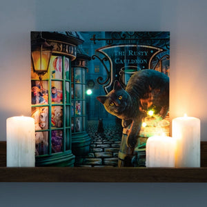 The Rusty Cauldron Light Up Canvas by Lisa Parker