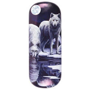 Winter Warrior Glasses Case by Lisa Parker