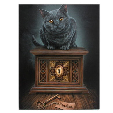 Pandora's Box Small Canvas by Lisa Parker