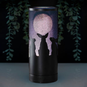 Moon Gazing Hares Aroma Touch Lamp by Lisa Parker